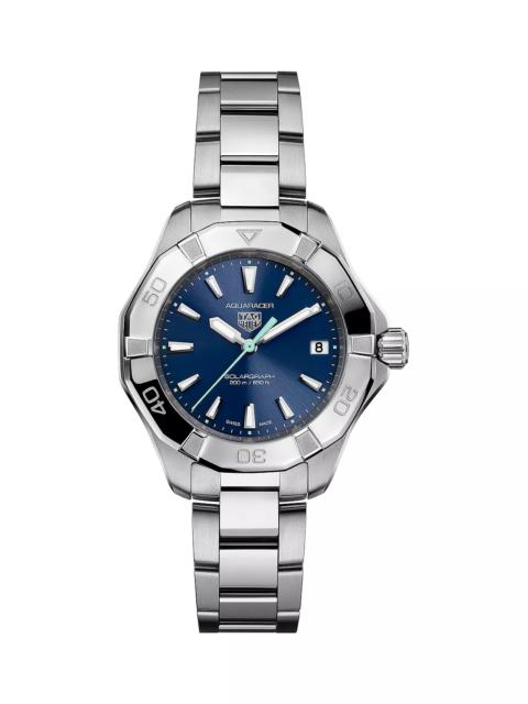 TAG Heuer Aquaracer Professional 200 Solargraph Blue Watch, 34mm