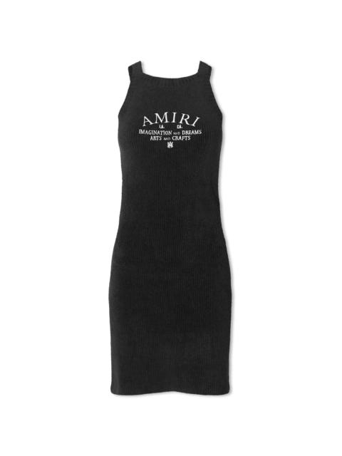 AMIRI AMIRI Racer Back Logo Tank Dress