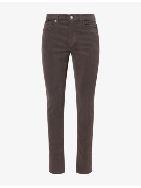FRAME L'Homme Slim Brushed-Twill Stretch-Denim Jeans