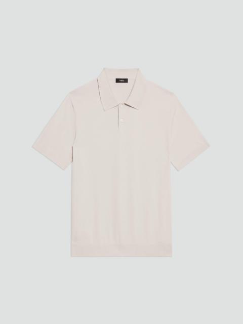 Theory Soris Polo Shirt in Light Bilen