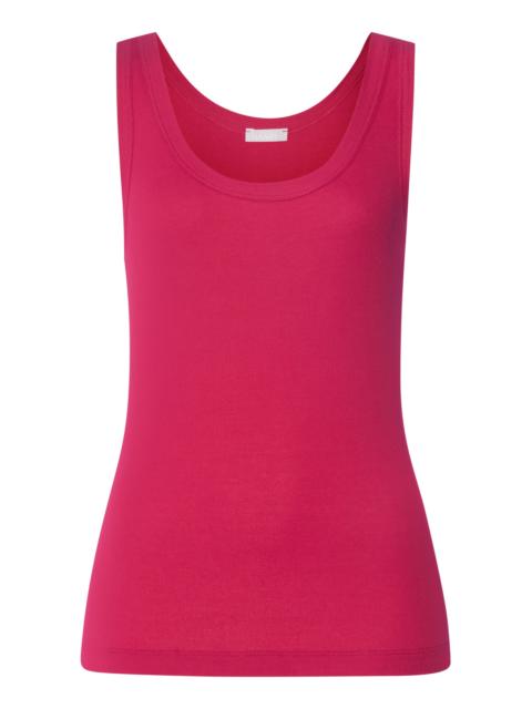 HANRO Sleep And Lounge Ribbed Cotton Tank Top