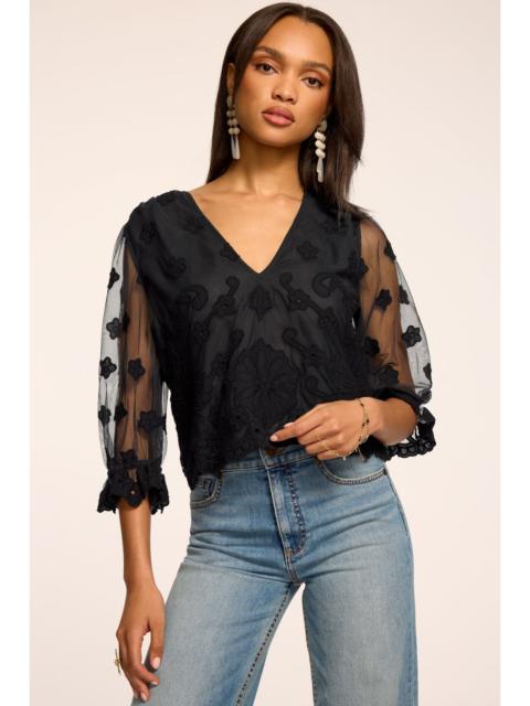 RAMY BROOK Esmeralda Embroidered Top