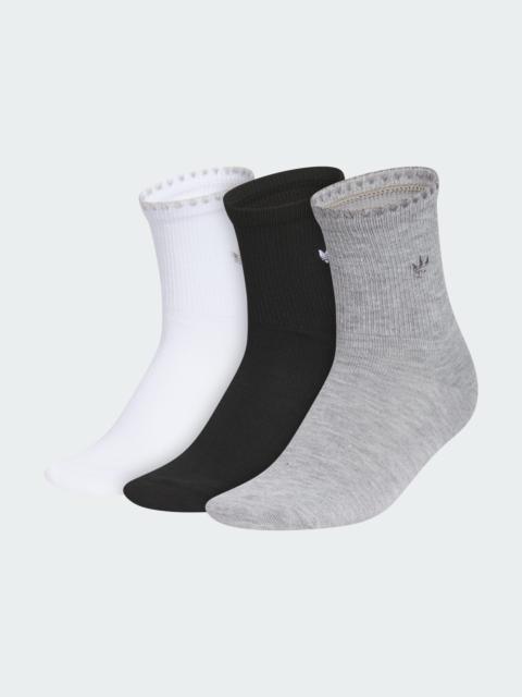 adidas Unisex Originals Luna 2.0 3-Pack High Quarter