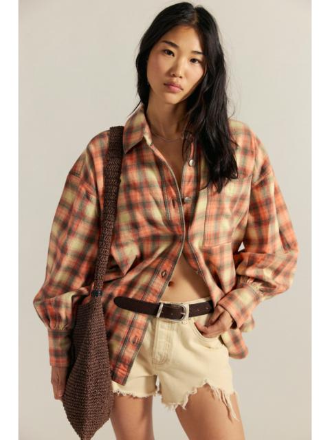 FREE PEOPLE We The Free Ashley Plaid Shirt