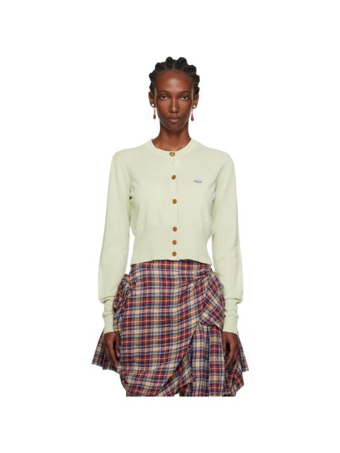 Vivienne Westwood Green Bea Cropped Cardigan