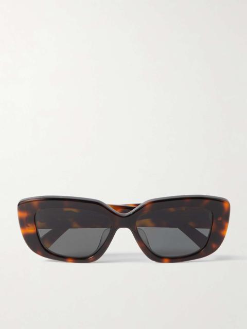 CELINE Rectangular-frame acetate sunglasses