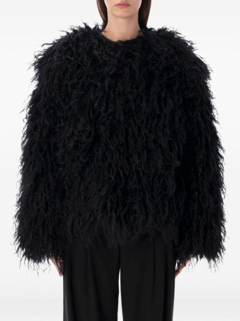 GOLDBERGH Yua shaggy-texture coat