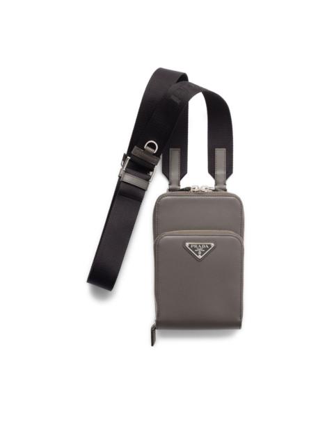 Prada zip-around phone pouch
