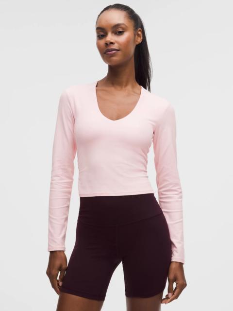 lululemon All It Takes Ribbed Nulu V-Neck Long-Sleeve Shirt *B-D Cups