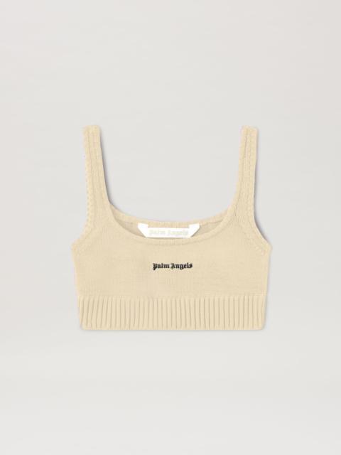 Palm Angels Logo Knit Top