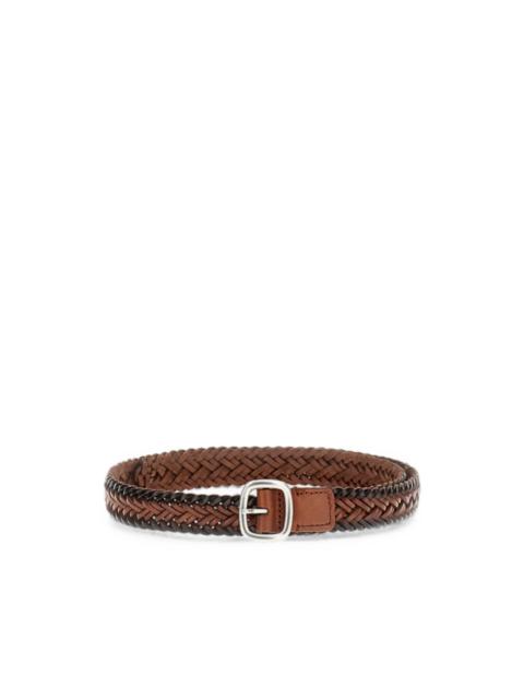 HEREU braided leather belt