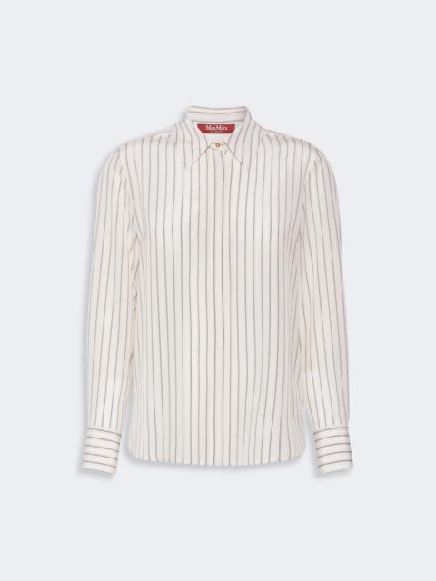 Max Mara FLIRT Printed silk shirt - NATURAL