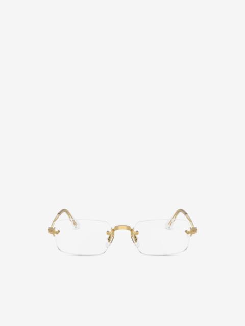 Ray-Ban rectangle-frame glasses