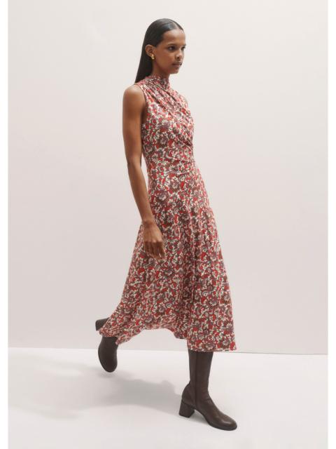 ME+EM Ruched Midi Dress