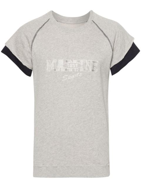 Martine Rose logo-embroidered layered T-shirt