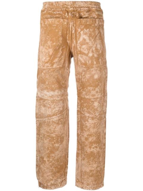 RANRA Oss bleached-effect ripstop trousers