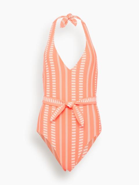 lemlem Lidya One Piece Swimsuit in Tigist Flame