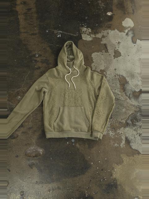 John Elliott PAISLEY BURNOUT HOODIE