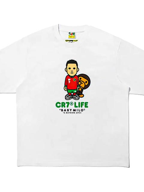 A BATHING APE® CR7Life Ronaldo Baby Milo T-Shirt "White" 2M23 110 910 WH