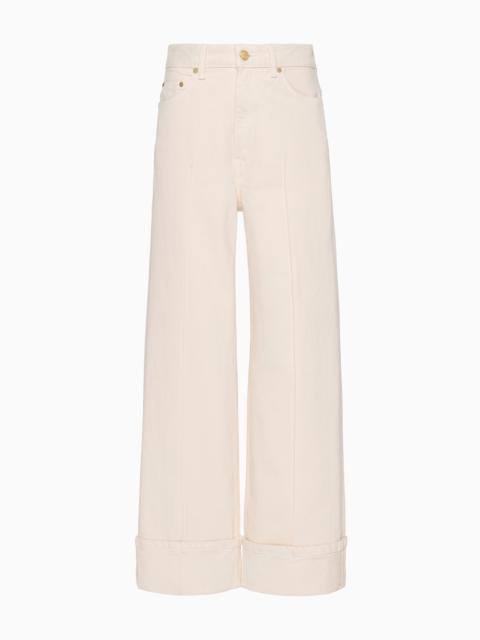 ULLA JOHNSON The Genevieve Stretch Pintuck Jean