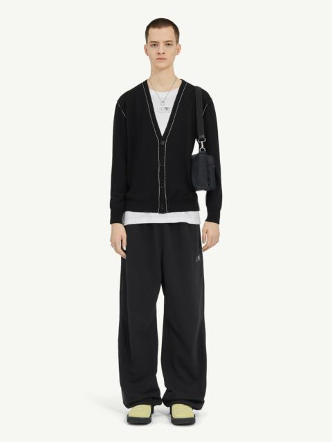 MM6 Maison Margiela Gauge 12 Lightweight V Neck Cardigan