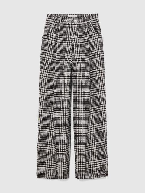 LIBEROWE ANNIE TROUSERS BLACK AND WHITE CHECK