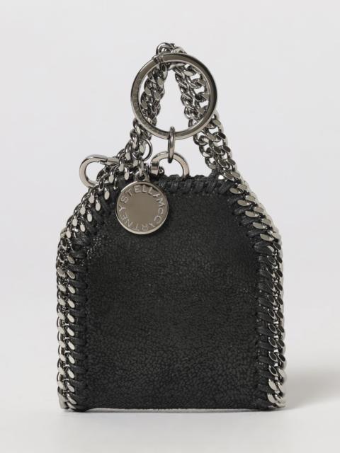 Stella McCartney STELLA MCCARTNEY Falabella Alter Mat Keychain with Chain Trim