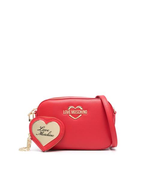 Moschino logo-lettering crossbody bag