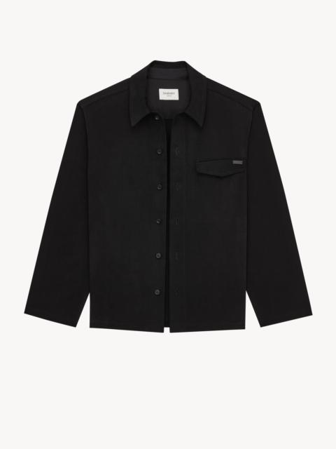 SAINT LAURENT SAINT LAURENT OVERSHIRT IN COTTON