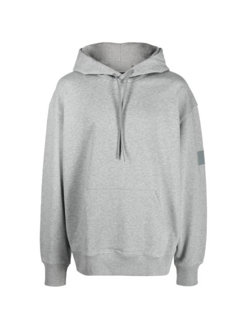 logo-print drawstring hoodie