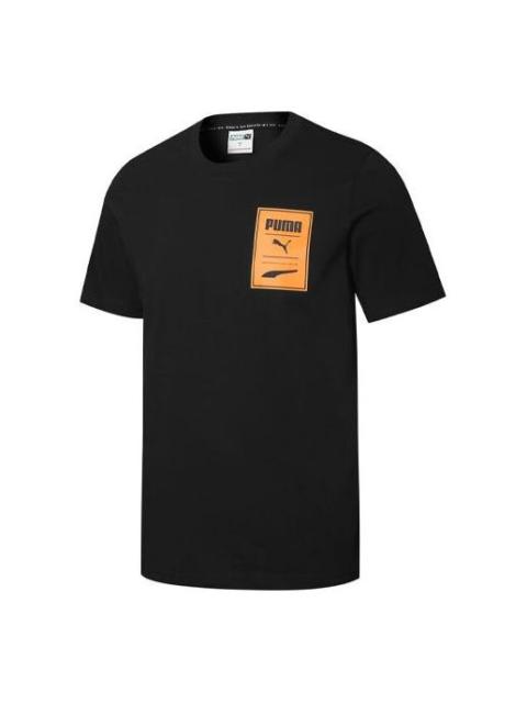 PUMA Recheck Pack Graphic T-shirt 'Black' 532710-01