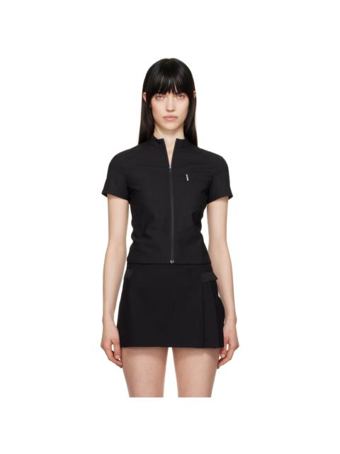 HYEIN SEO Black Zip Pin Shirt