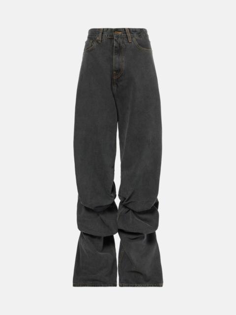 Y/Project Evergreen Draped Cuff wide-leg jeans