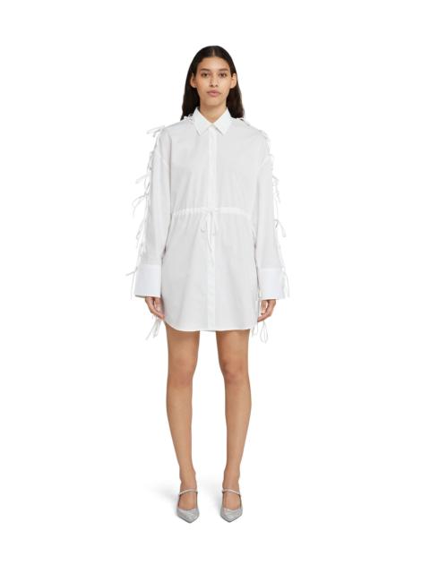 MSGM Poplin cotton chemisier mini dress