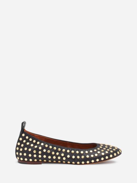 Lanvin THE LEATHER BALLERINA FLAT WITH STUDS