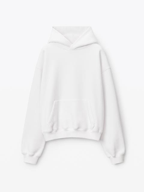 Alexander Wang HOODIE IN DENSE FLEECE