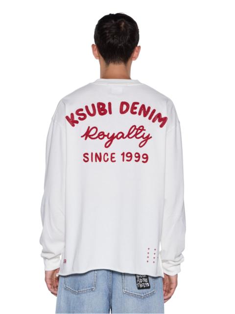 Ksubi MEKANIK EKCESS LS TEE WHITE/RED