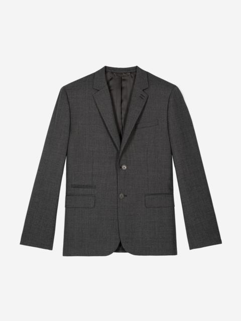 The Kooples GREY WOOL SUIT JACKET