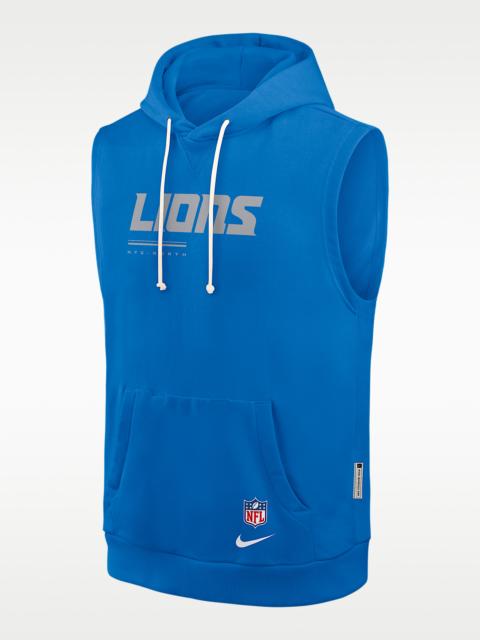 Nike Detroit Lions Sideline Men's Nike Dri-FIT NFL Sleeveless Pullover Hoodie