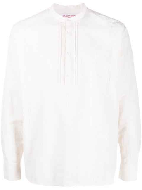 ORLEBAR BROWN Hemlock striped henley shirt