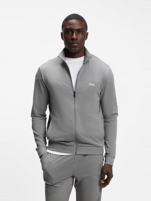 BOSS STRETCH-COTTON LOUNGEWEAR SET WITH LOGO PRINT