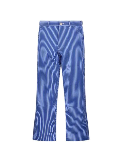 Comme des Garçons SHIRT button-fastening striped trousers