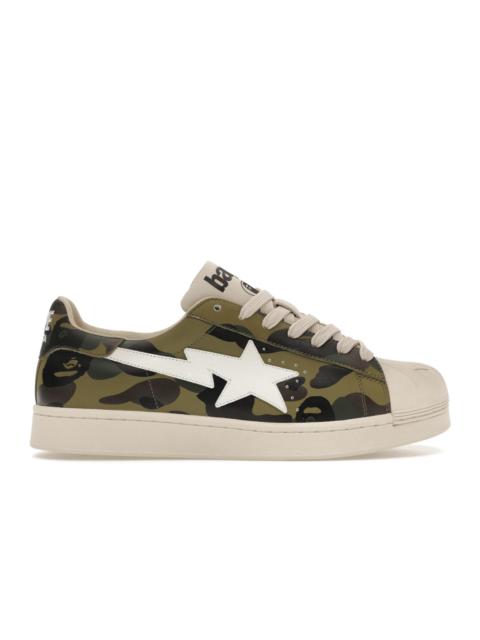 A BATHING APE® A Bathing Ape Skull Sta 1st Camo Green