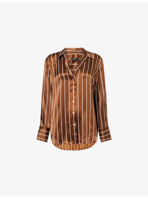Rails Dorian Striped Silk Shirt