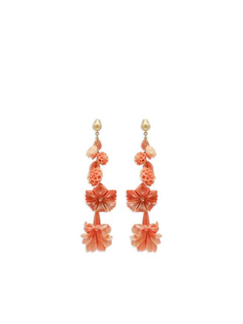 Cult Gaia Giana flower-drop earrings