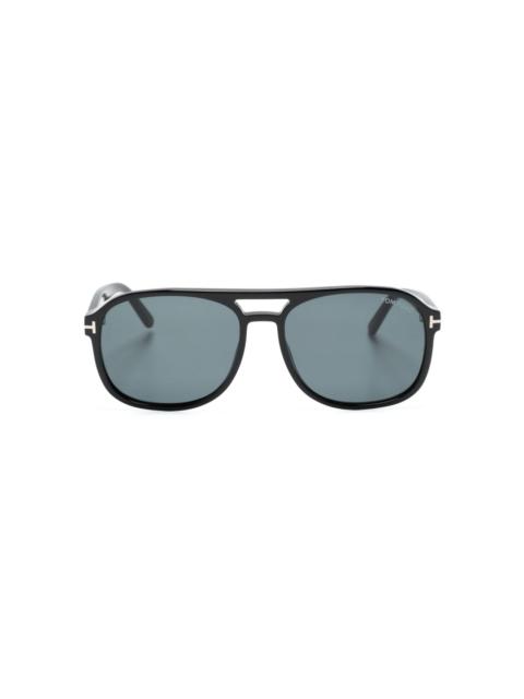 pilot-frame sunglasses