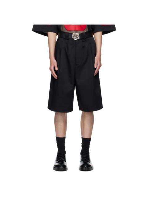 WILLY CHAVARRIA Black Borracho Shorts