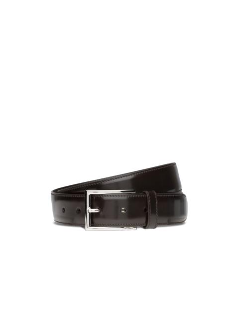 Church's Elongated buckle belt
Polished Binder Light ebony