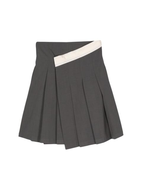 LOW CLASSIC pleated mini skirt
