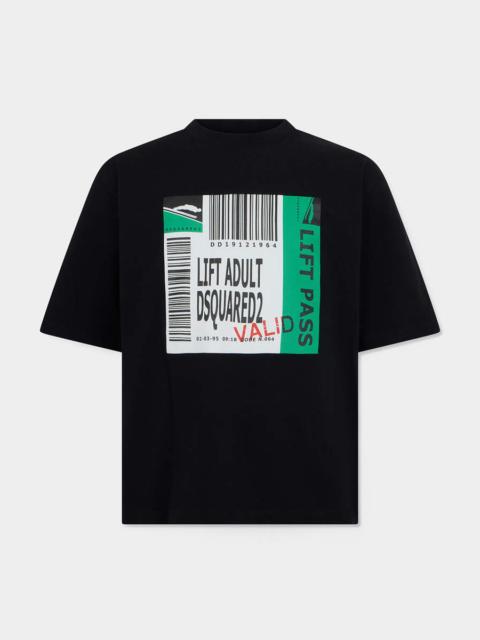 DSQUARED2 SKI PASS LOOSE FIT T-SHIRT